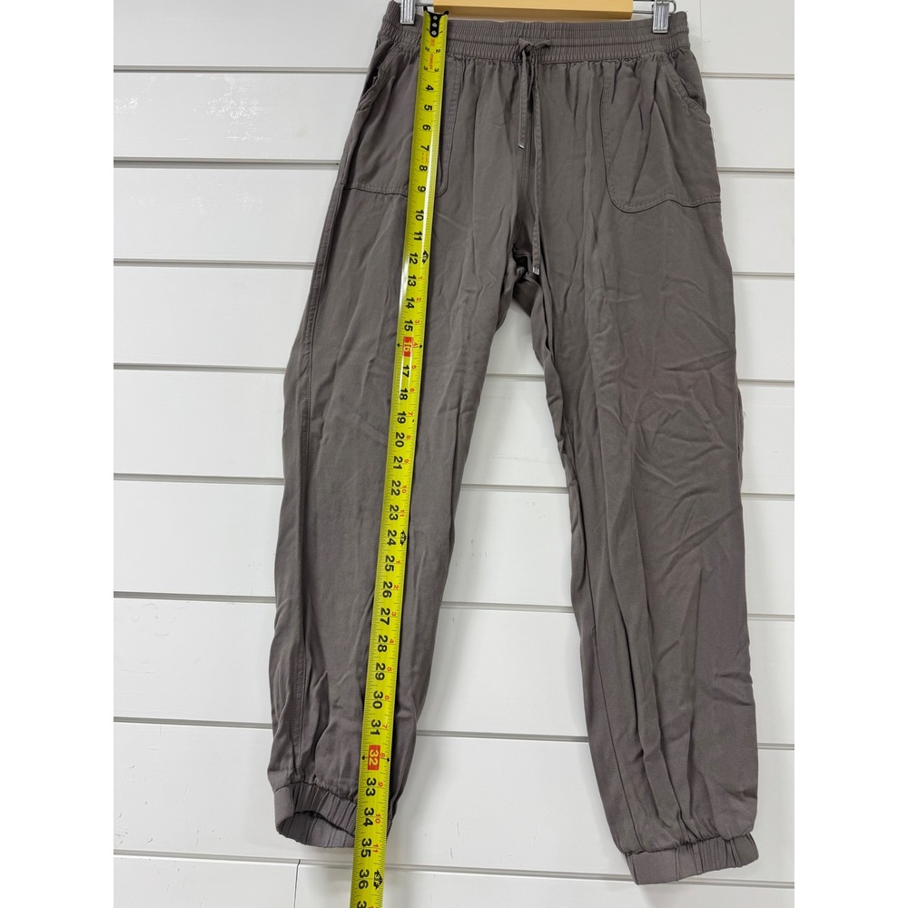 Becool Women Charcoal Grey Elastic Waist Drawstring Jogger Pants Size Medium - Picture 6 of 7